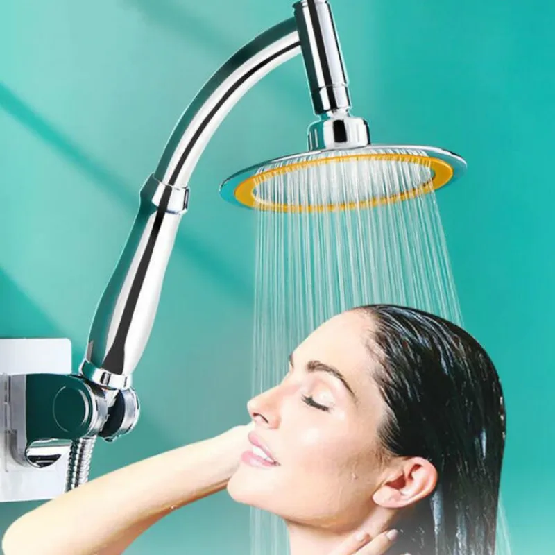 

Fashion Pressurized Water-saving Overhead Shower Large Shower Toilet Shower Head Is Durable and Universal Interface Top H8063