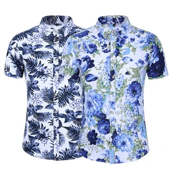 

Men's Shirt Men's Short-sleeved Shirt Men's Print Shirt Short Sleeved Man's Hawaiian Shirt Men's Casual Shirt Short Sleeved