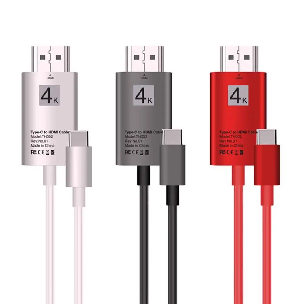S8 Кабель-адаптер type-C к HDMI USB 3,1 к HDMI 4 к мобильный компьютер HD кабель-адаптер кабель-конвертер