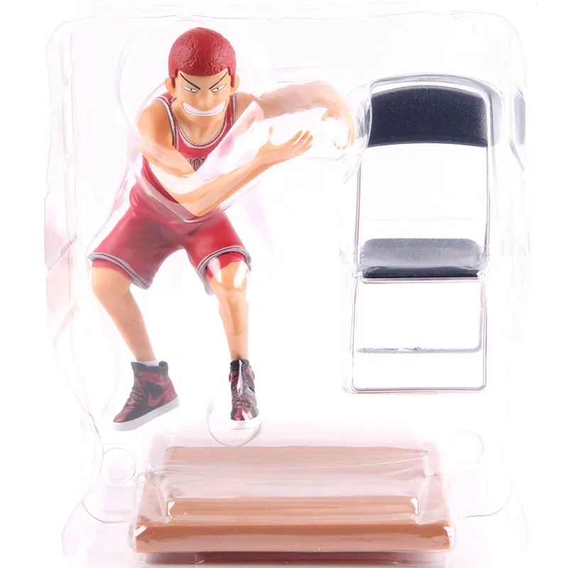 A no colorful box Slam Dunk Hanamichi Sakuragi Shohoku Anzai Sensei фигурка аниме Slamdunk ПВХ Коллекционная модель игрушки украшения куклы - Цвет: A no colorful box