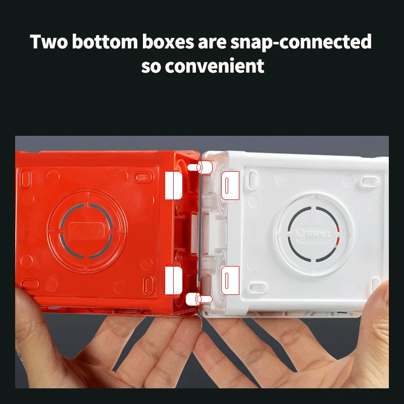 Cassette Box Adjustable 86 Switch Power Socket Box Junction Installation Back Wall Switch Socket Installation switch box,wall socket box