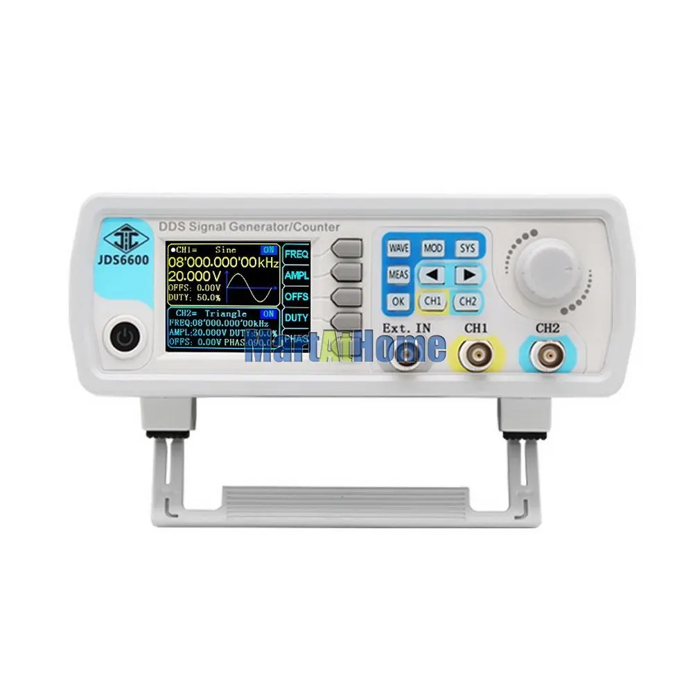 JDS6600-30M 30 МГц генератор сигналов цифровой контроль двухканальный DDS функция частота генератора сигнала метр произвольный