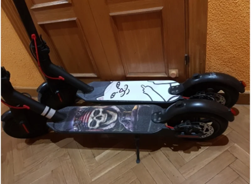 Elektroroller, rutschfest, grobe Aufkleber, Pedale, Trittbrett, Schleifpapier für Xiaomi Mijia M365 Elektro-Skateboard, austauschbare Teile – Detail 10
