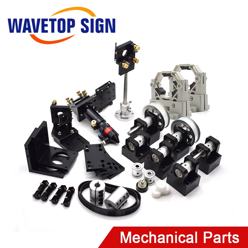 WaveTopSign CO2 Laser Metal Parts Transmission Laser head Set Mechanical Components for DIY CO2 Laser Engraving Cutting Machine