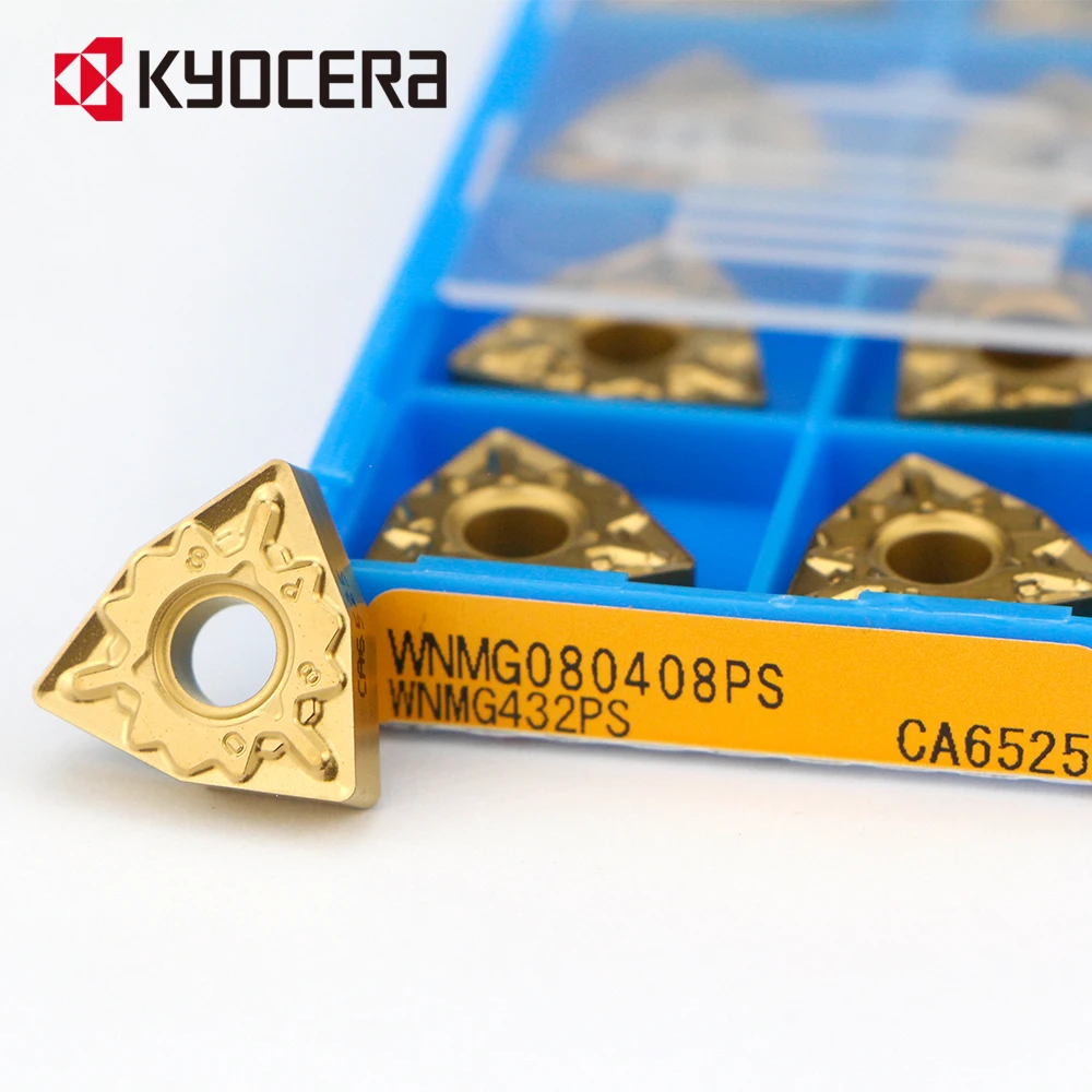 WNMG080408 WNMG080404 Kyocera твердосплавные Токарные Вставки для токарного станка с ЧПУ режущие инструменты