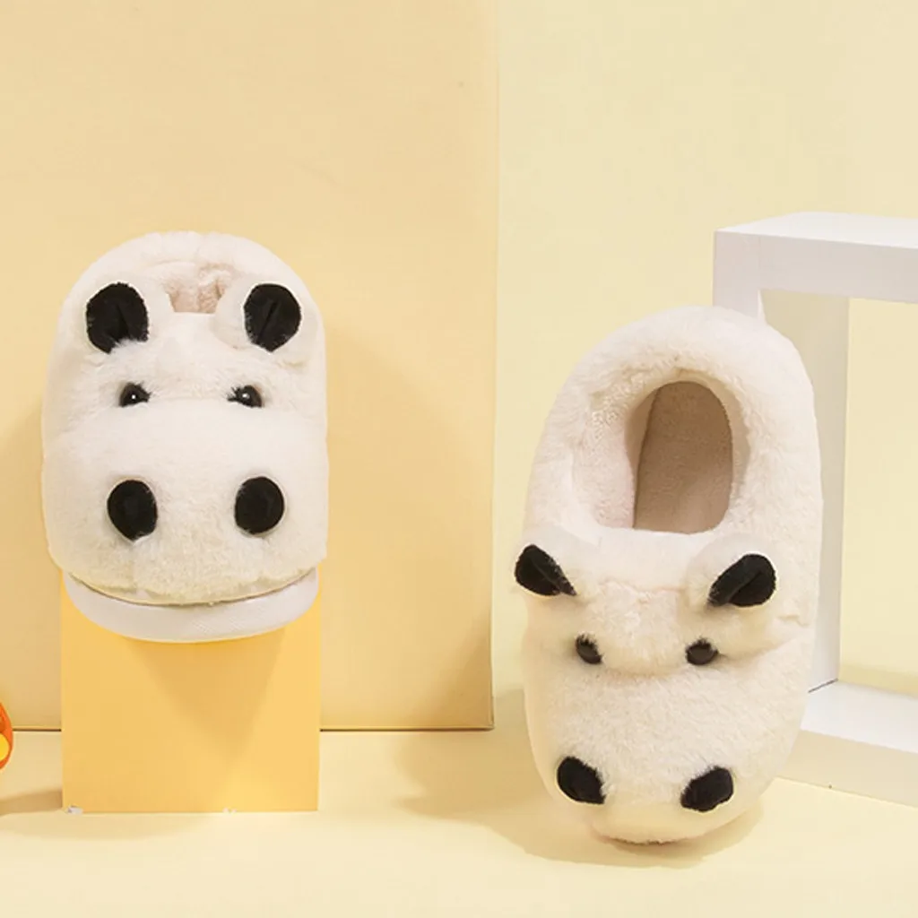 Children Kids Baby Girls Boys Cute Indoor Cartoon Flock Autumn Winter Warm Casual Shoes pantuflas kids shoes Sapato Infantil