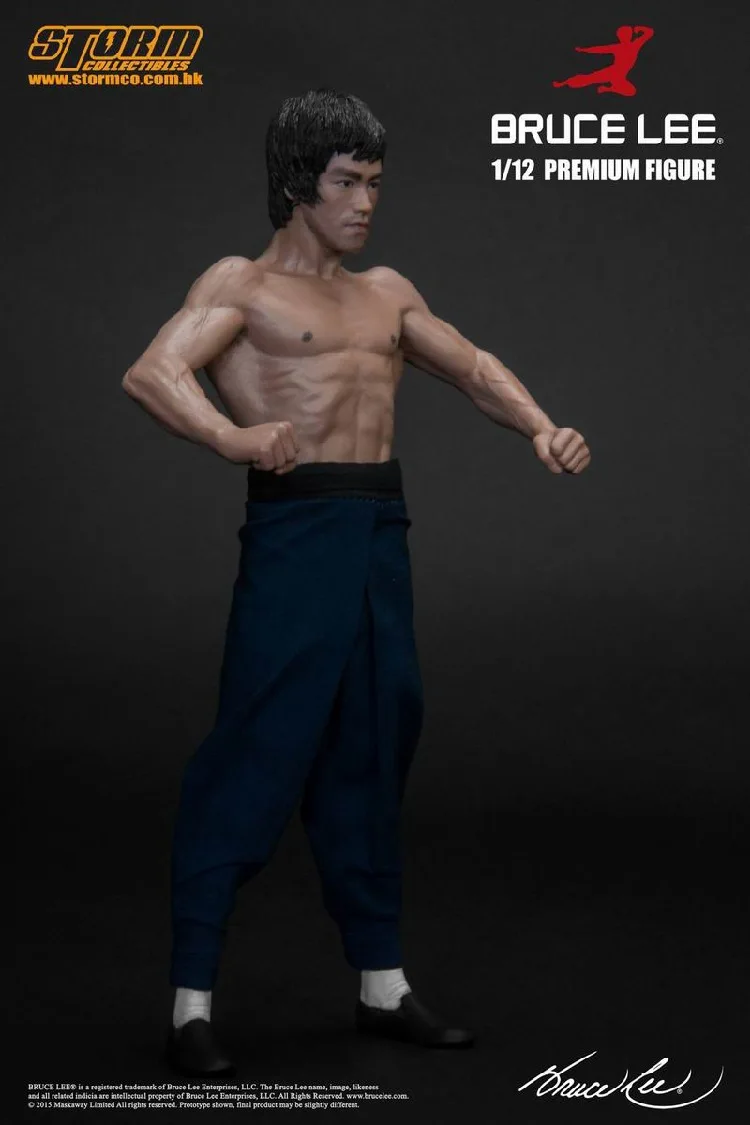

Special Offer Bruce Lee Bat Muscle Full Body Statue Really Clothes Replaceable Plug Double Headed Carving Configuration Garage K