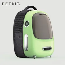 Новейший PETKIT переноска для кошек, рюкзак для путешествий, Сумка с усовершенствованной системой снижения давления и свежего воздуха, умный рюкзак для домашних животных
