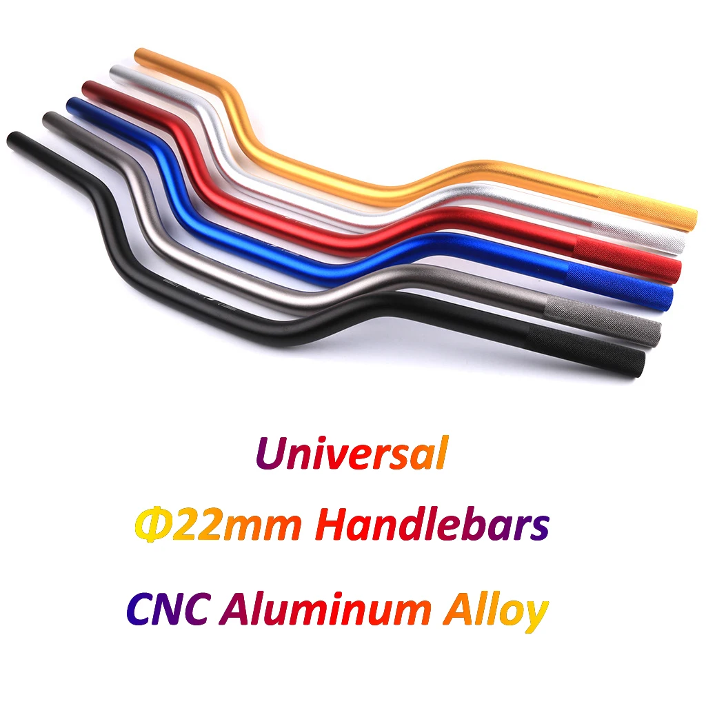 

22mm 7/8'' Motorcycle Handlebar Aluminum Alloy T6061 Dirt Pit Bike Anodizing Handle Bars Anti Rust Steering Wheel 7/8''