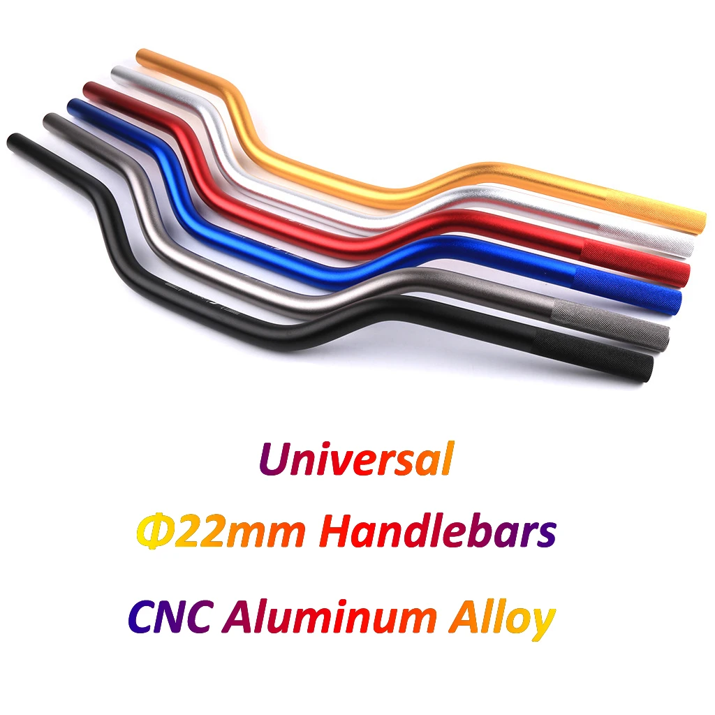 22mm 7/8'' Motorcycle Handlebar Aluminum Alloy T6061 Dirt Pit Bike