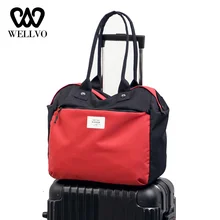 Женские дорожные сумки в стиле пэчворк, ручная дорожная Большая водонепроницаемая сумка, женские упаковочные кубики, костюм для тележки, багажная сумка XA819WB