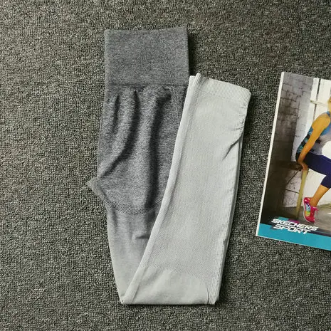 GrayWhite Pants NORMOV комплект из двух предметов для фитнеса женский спортивный бюстгальтер и леггинсы Женская Спортивная одежда для спортзала Женская одежда для фитнеса - Цвет: GrayWhite Pants