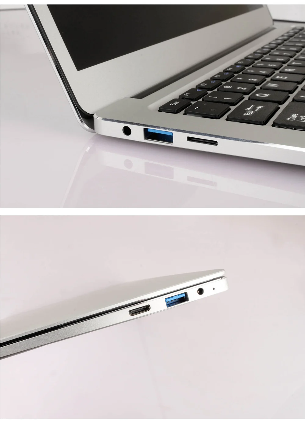 Jumper EZbook 3 Pro Laptop 13.3 Inch IPS Screen Intel J3455 6GB+64GB Notebook 2.4G/5G WiFi with M.2 SATA SSD Slot