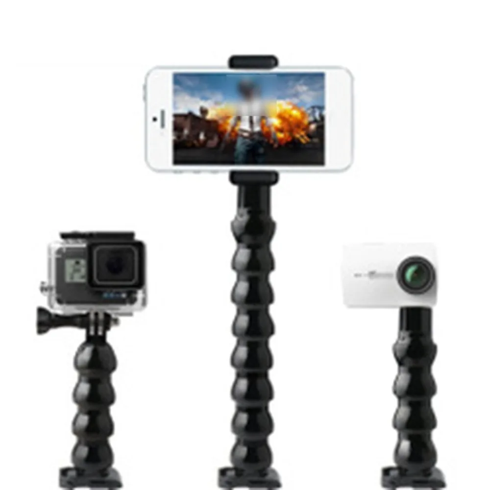 Регулируемый гибкий зажим для крепления штатива на руку для GoPro Hero 7 6 5 черный аксессуар для камеры