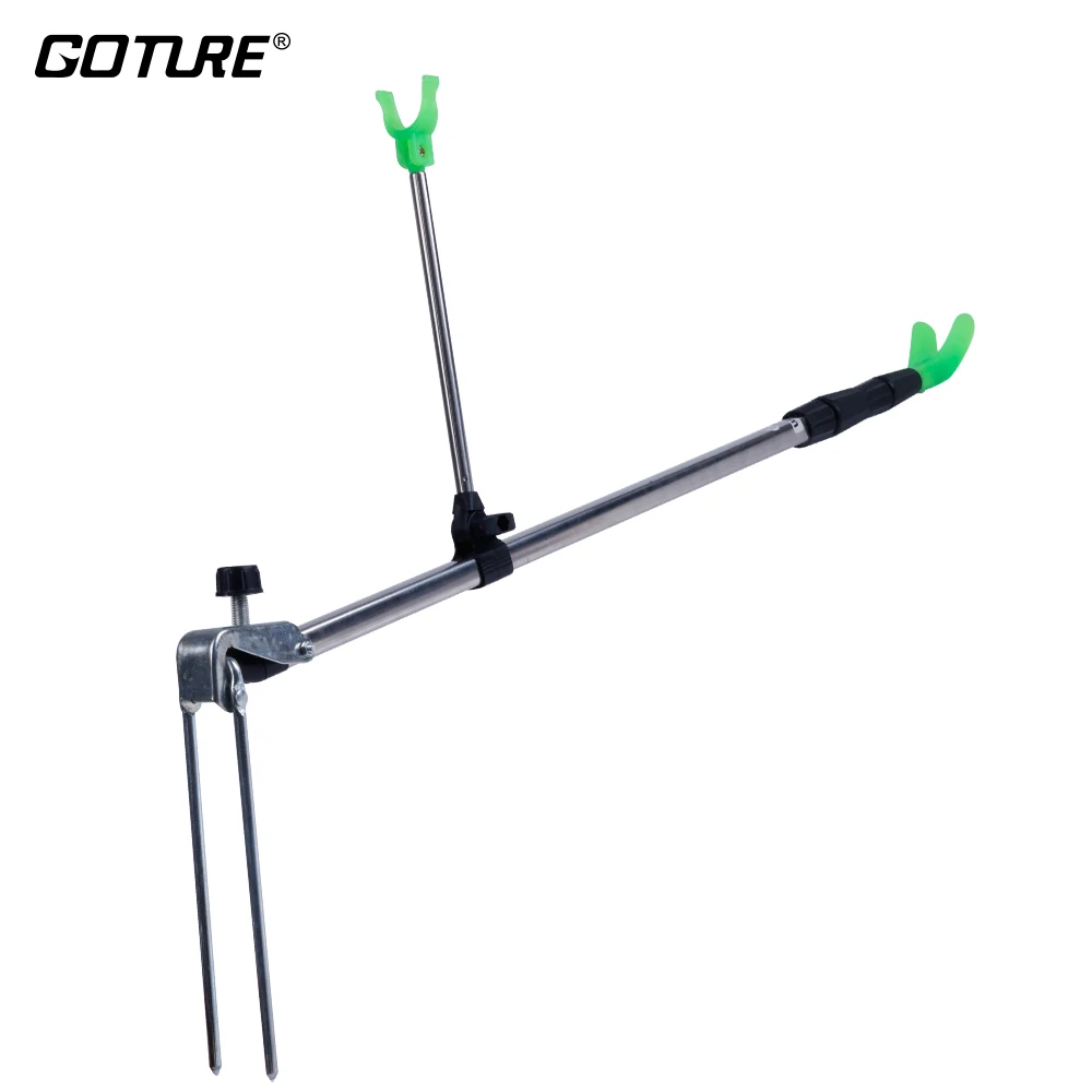 Goture Удочка 1,5 м 1,7 м 2,0 м держатель из нержавеющей стали регулируемый телескопический Портативный Рыболовные удилища кронштейн
