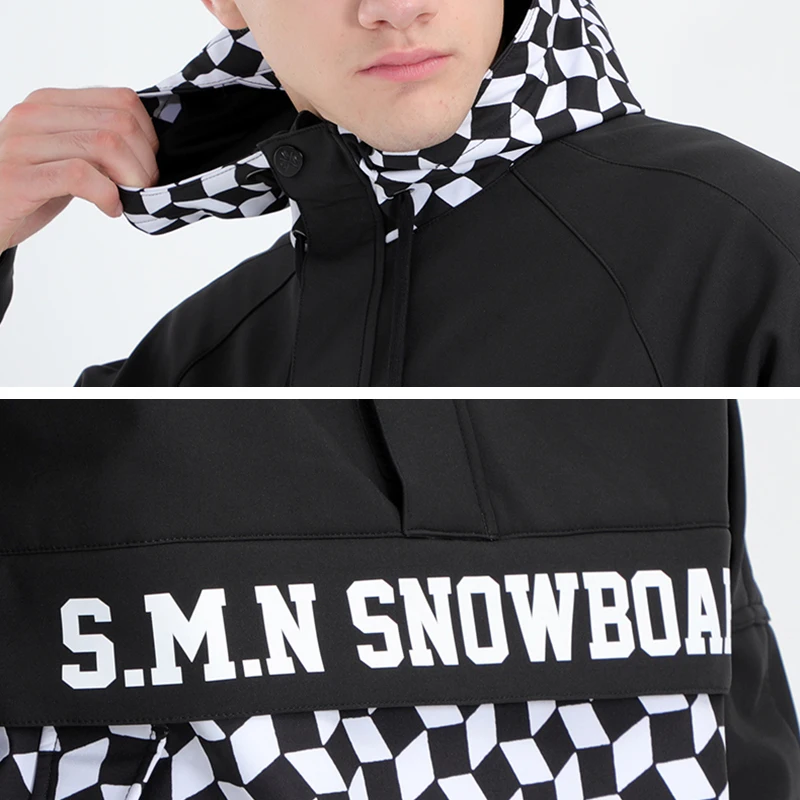 SMN лыжный костюм для взрослых мужчин зимний дышащий ветрозащитный водонепроницаемый теплый Открытый Сноуборд костюм дизайн Сноубординг одежда