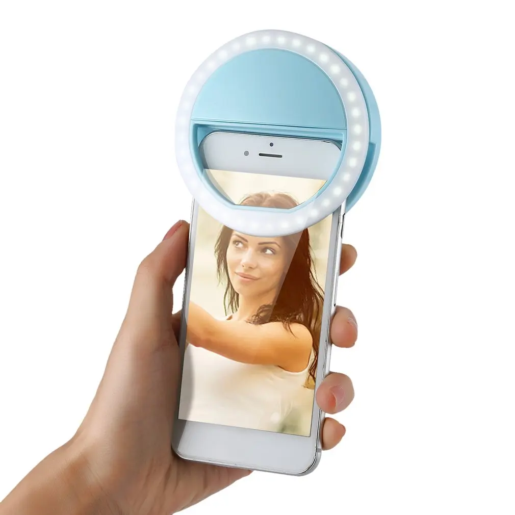 Мини Клип на мобильный телефон селфи кольцо селфи светодиодный светильник лампа 36 светодиодный s заполняющий светильник 3 для iPhone 6 6s Plus смартфон