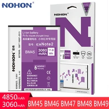 NOHON BM45 BM46 BM47 BM48 BM49 для Xiao mi Red mi Note 2 3 3S 3X 4X mi Note2 MAX батарея замена телефона Bateria Розничная посылка
