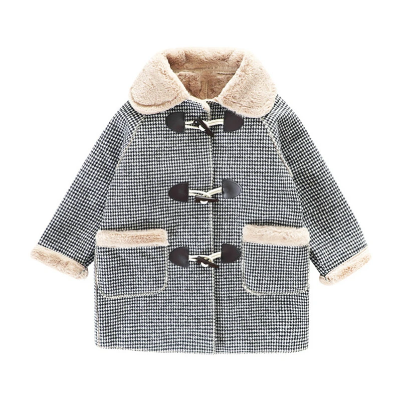 

Baby Girls Jacket Fur collar Coat Toddler Kids Coat Winter Children Jacket Spring Fall Toddler Outerwear clothing