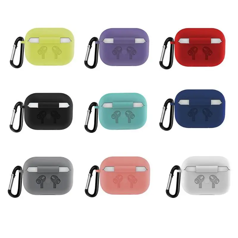 

Shock-Absorb Soft Silicone Case For Apple Airpods Shockproof Cover For Apple AirPods Earphone Cases for Air Pods Protector Case