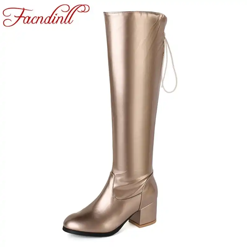 silver riding boots