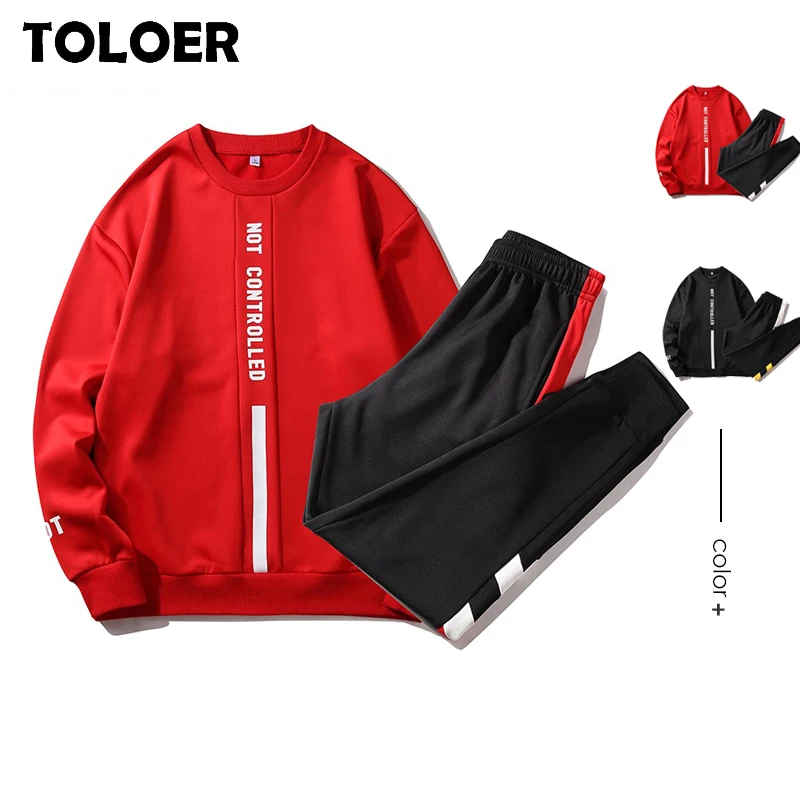 Fitness Tracksuit Sweatshirts Pant-Sets Trainingspak Sporting-Suit Mens Workout Mannen