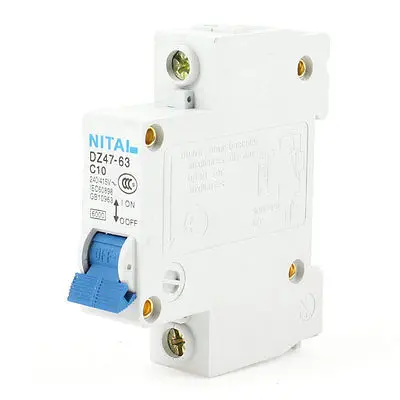

DZ47-63 6000A 60A Breaking Capacity 1 Pole C Type Mini Circuit Breaker