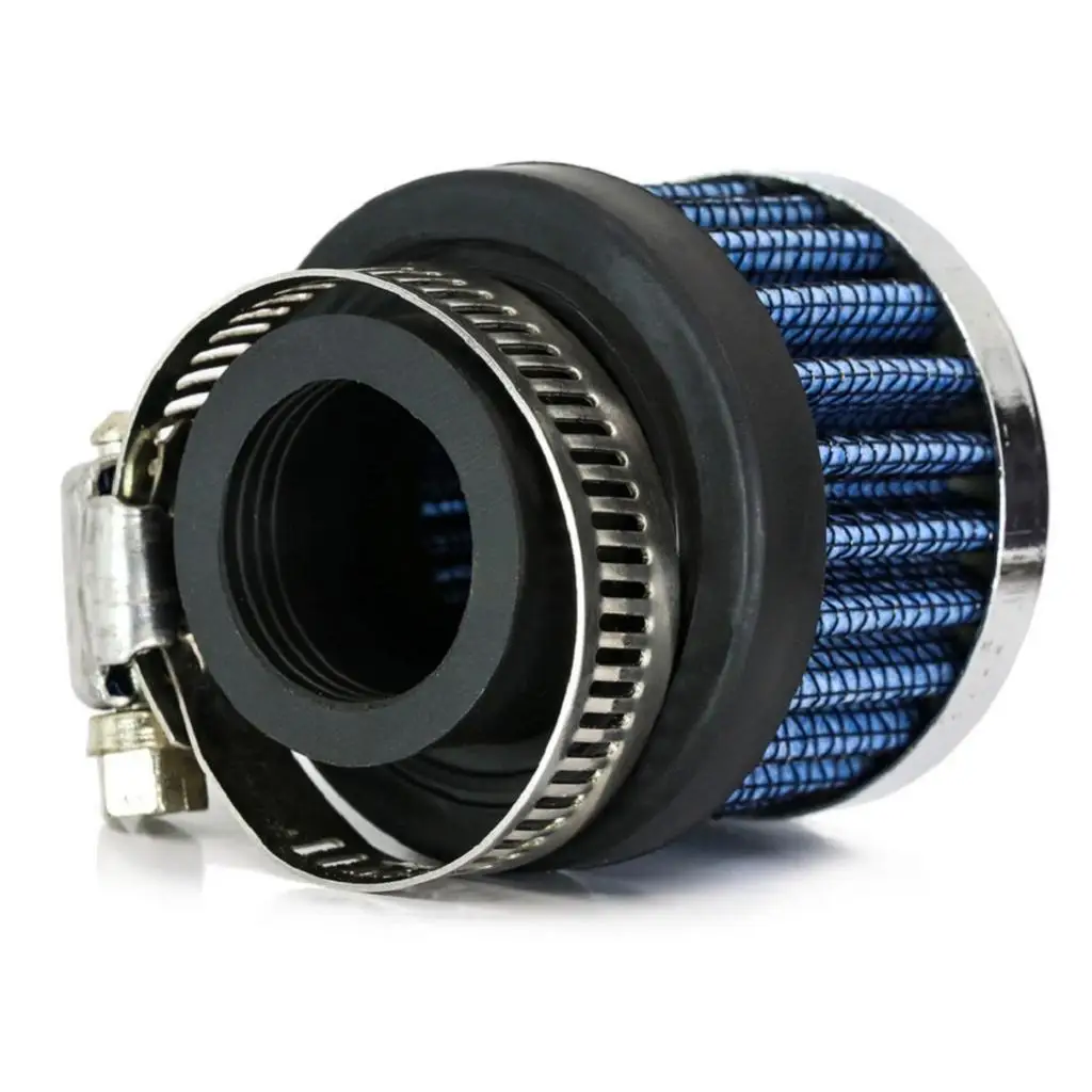 Mini Cone Cold Air Intake Filter Breather 50mm with Hose Clamp Universal for OE PCV Systems