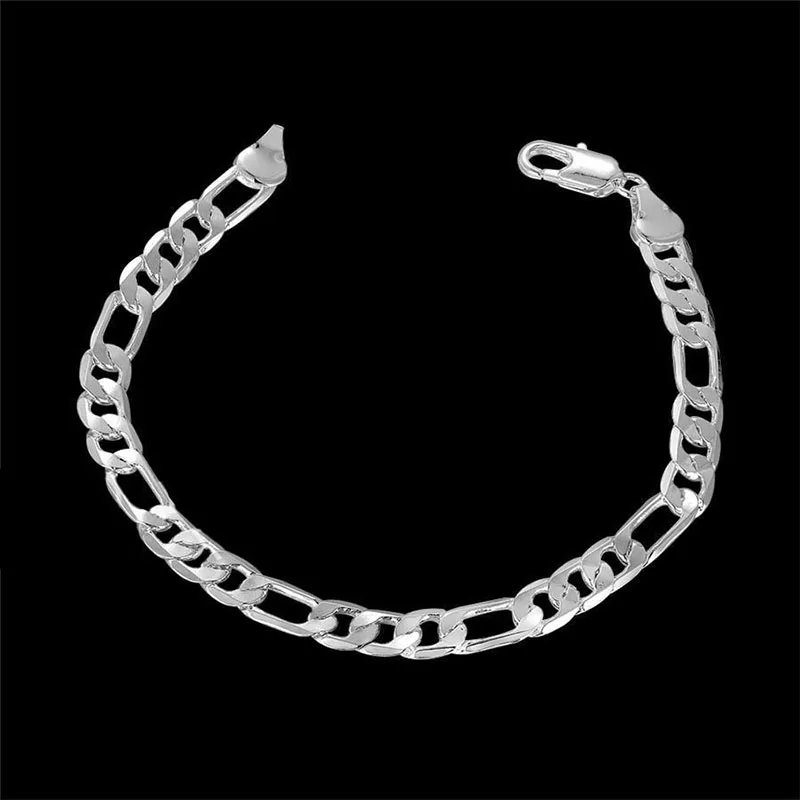 01 Silver Модный браслет Для мужчин Для женщин Творческий КУБИНСКИЙ звено цепи Нержавеющая сталь на запьястье высокое качество Браслеты ювелирные изделия Mujer чехол для телефона на руку - Окраска металла: 01 Silver
