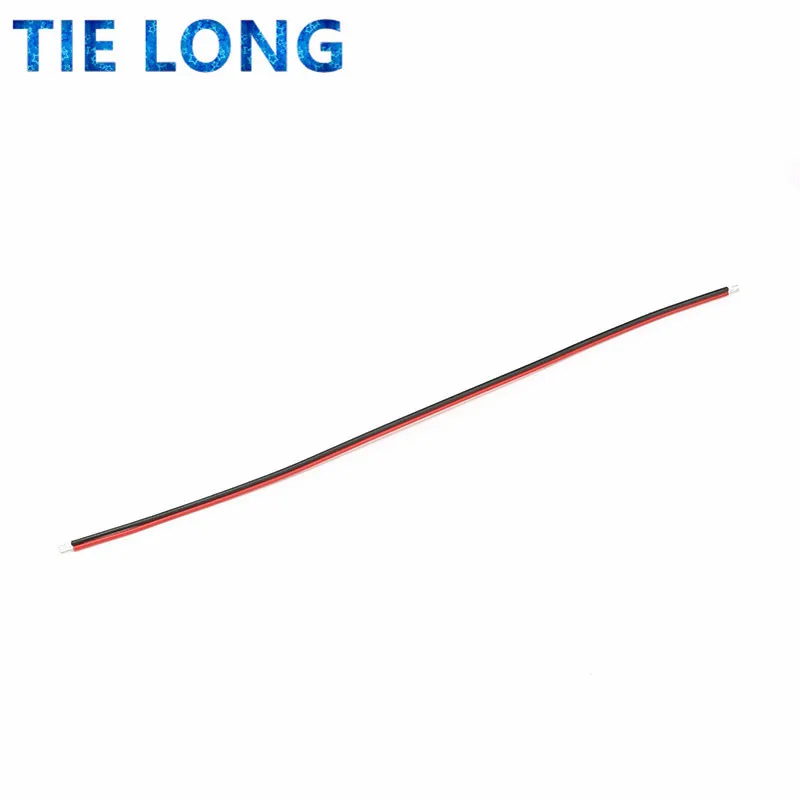 50Pcs/lot Red Black Abreast Line 26AWG 100mm 150MM length LED Line Connecting Tin Plating Wire DIY 2P Electronic Wire Welding