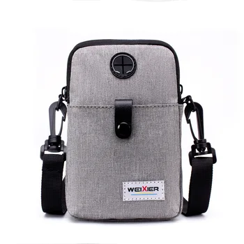 

2019 New Style Men's Mobile Phone Running Bag Multi-functional Casual Shoulder Oblique Outdoor Sports Small Shoulder Bag