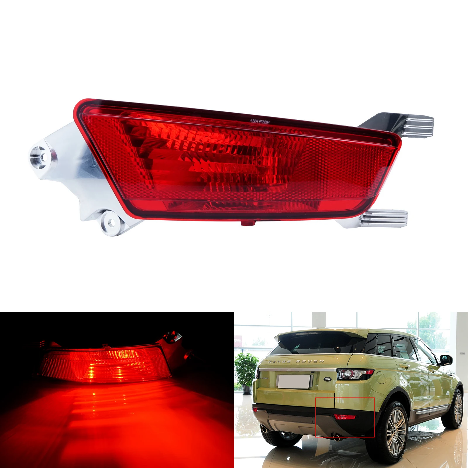 

ANGRONG правый O/S задний бампер отражатель стоп-сигнал лампа для Range Rover Evoque 2011-18