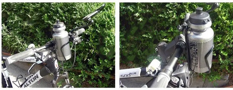 Bicycle Accessories Aluminum Alloy Bike Cycling Bicycle Drum Holder Drink Water Rack Bottle Holder Mount For Mountain Bike Cage