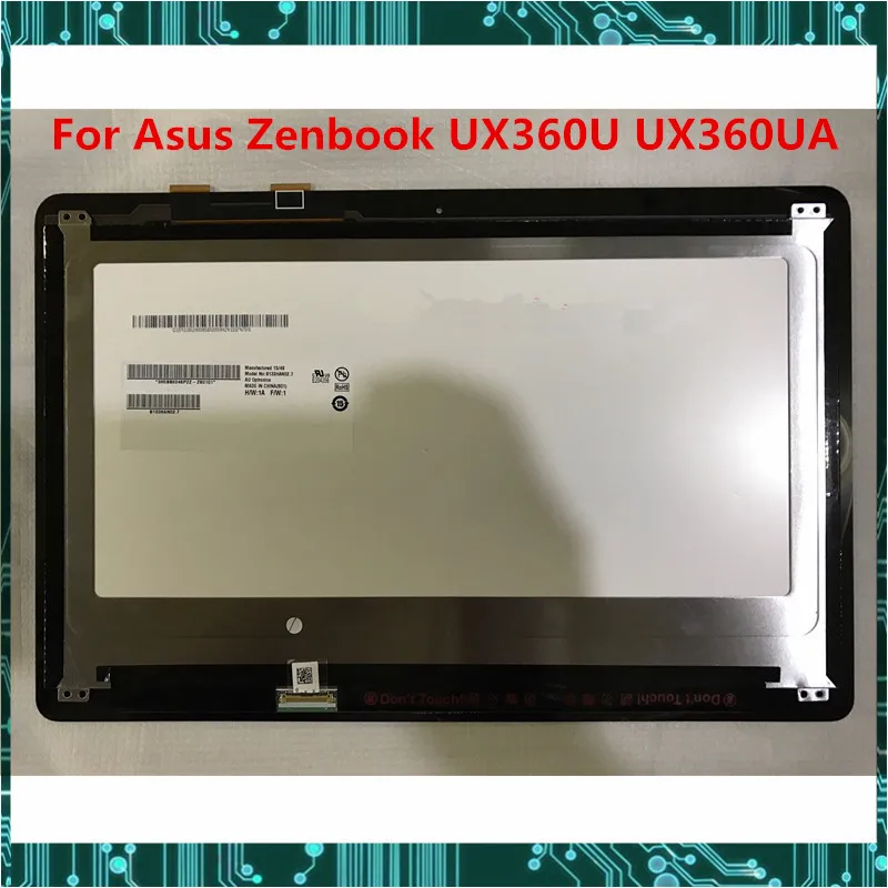 Для Asus Zenbook UX360U UX360UA преобразователь изображений для сенсорного дигитайзера в сборе FHD 1920x1080 панель ноутбука экран B133HAN02.7 30 PIN EDP тестирование