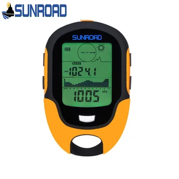 

SUNROAD Hand-hold Altimeter GPS Tracker Pocket Watch Compass Barometer Weather Forcast Backlight 5ATM Waterproof Protable Watch