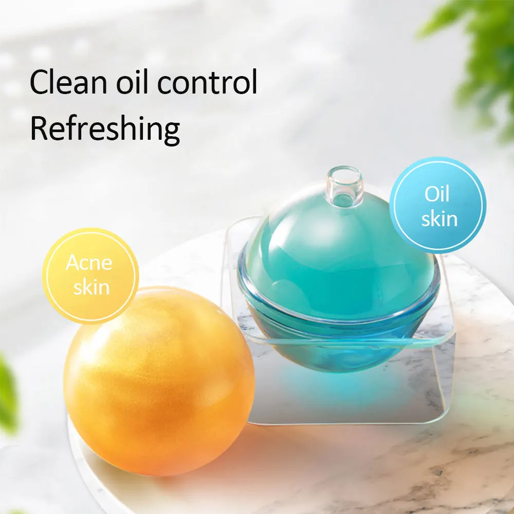 

Deep Cleansing Oil Control Acne Radiance Facial Cleanser Cleansing Ball Cleansing Soap Skincare Oil and Acne Skin Essence