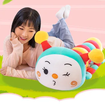 

Super Soft Caterpillar Plush Toys Cute Sleeping Doll Pillow Long Pillow Doll Bed Doll for Children Birthday or Holiday Gifts