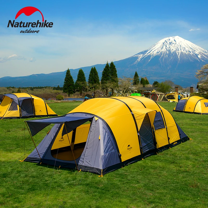 NatureHike 3-10 человек большая палатка для кемпинга надувной семейный командный