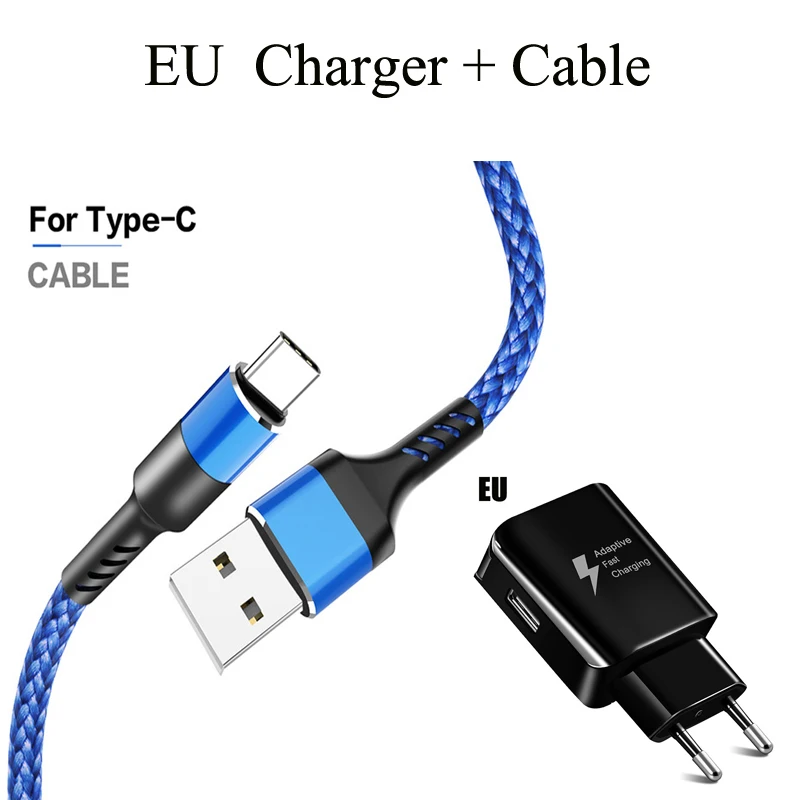 Micro USB кабель 3.0A Быстрая зарядка USB C type C кабель зарядного устройства для samsung S7 S6 J7 Xiaomi Redmi Note 5 4 кабели для телефонов Android - Цвет: 2Pcs A