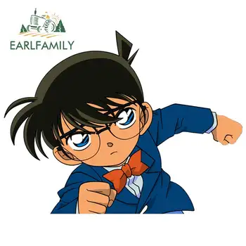 

EARLFAMILY 13cm x 10.1cm For Detective Conan Car Decal Vinyl Car Stickers Graffiti Sticker Fashion Motorcycle Waterproof