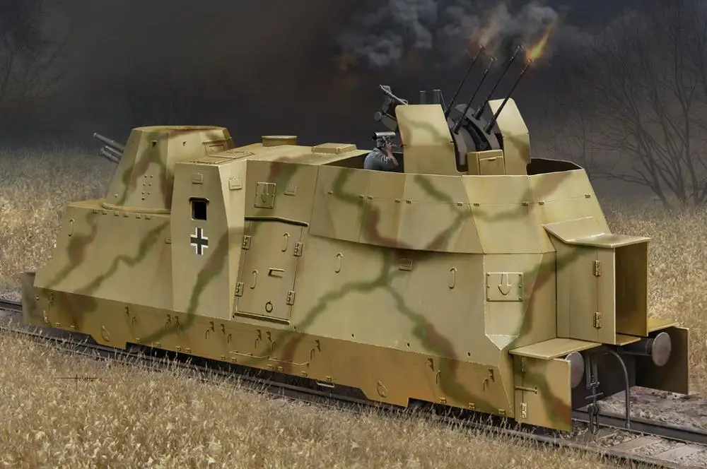 

HobbyBoss 82925 1/72 German Kanonen und Flakwagen of BP42