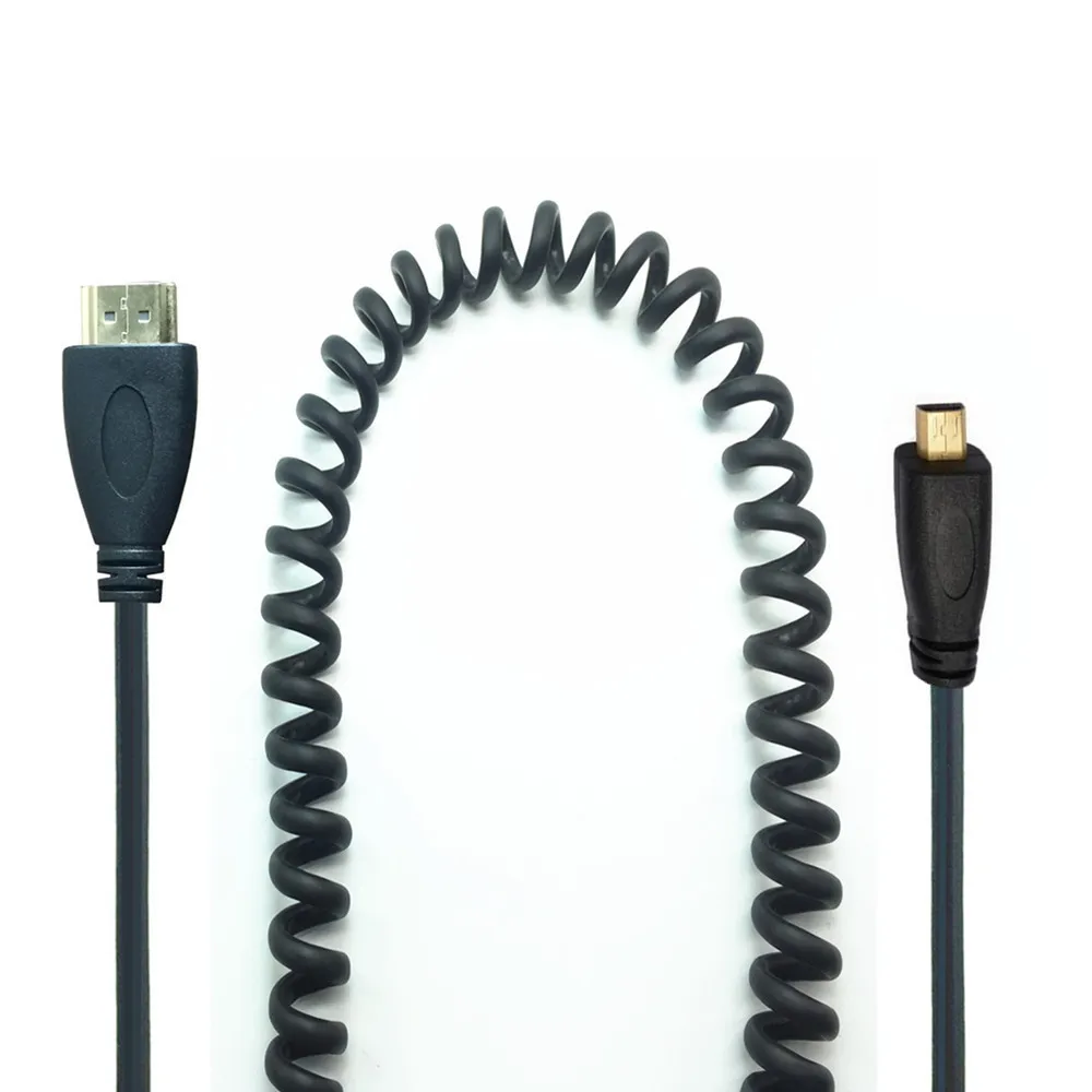 1 4 В Позолоченный Micro HDMI-совместимый с HDMI-кабелем 3D 1080P Мужской прямоугольный шнур
