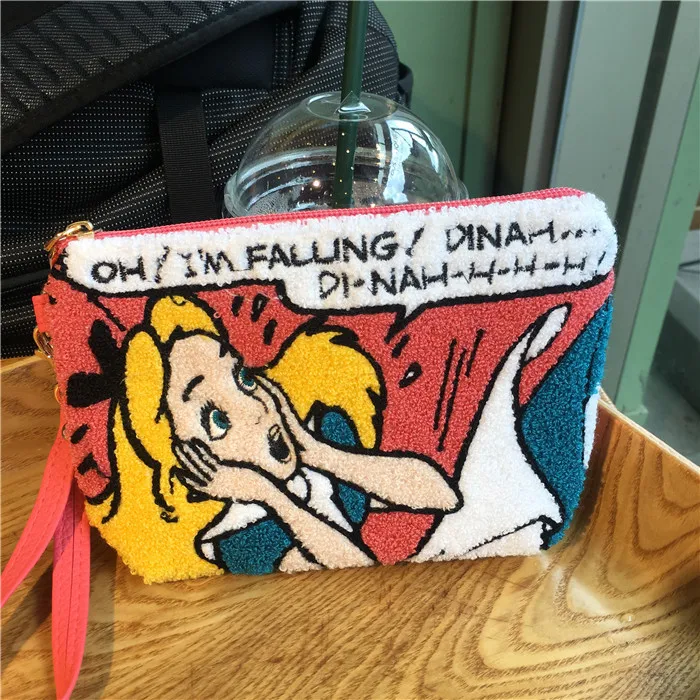 Clutch Bag Мультяшная Алиса в стране чудес, Чеширский кот, сумки через плечо, сумка на ремне, женский клатч, косметичка, сумочка, красивый чехол, Органайзер - Цвет: Clutch Bag