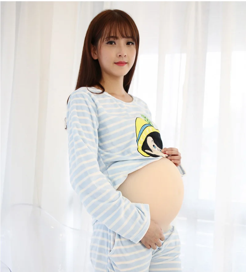 3400g 8~10 Month Twins Top Quality Seamless Silicone Artificial Belly Fake Tummy Belly for Pregnancy Test 2 Colors Belly Fat 4 5 month 1500g realistic soft 100% silicone belly artificial tummy fake belly baby tummy silicone beer belly fake pregnancy fat