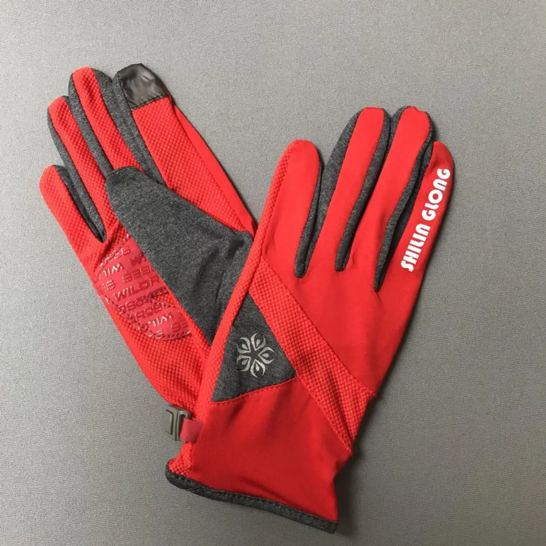 

Factory Price Outdoor Supplies Sports Casual Mountain Climbing Gloves Anti-slip Sun-resistant Quick-Drying Have Elasticity Full