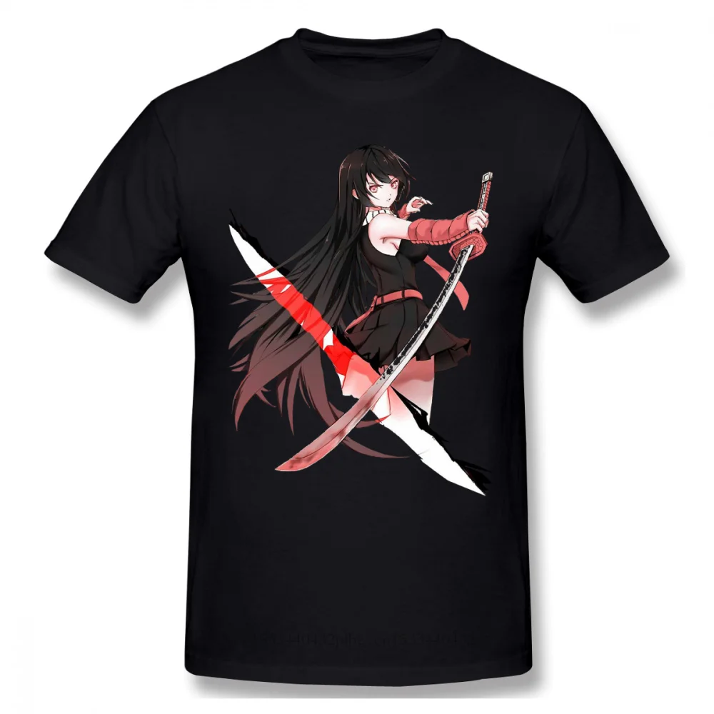 Men Clothing Akame Ga Kill Tatsumi Mine Leone Lubbock TShirt Red T