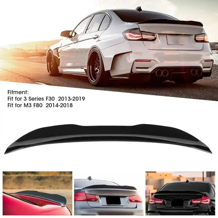 For 20122018 BMW 3 Series F30 F80 M3 Rear Trunk Lip Spoiler Wing