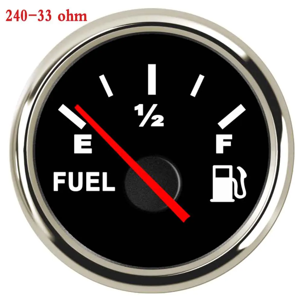 Car Fuel Level Gauge LED Dispalay Fuel Level Meter Gauge Fuel Level Sensor 9-32V Motorcycle Auto Boat Truck RV IP67 Waterproof - Цвет: BS