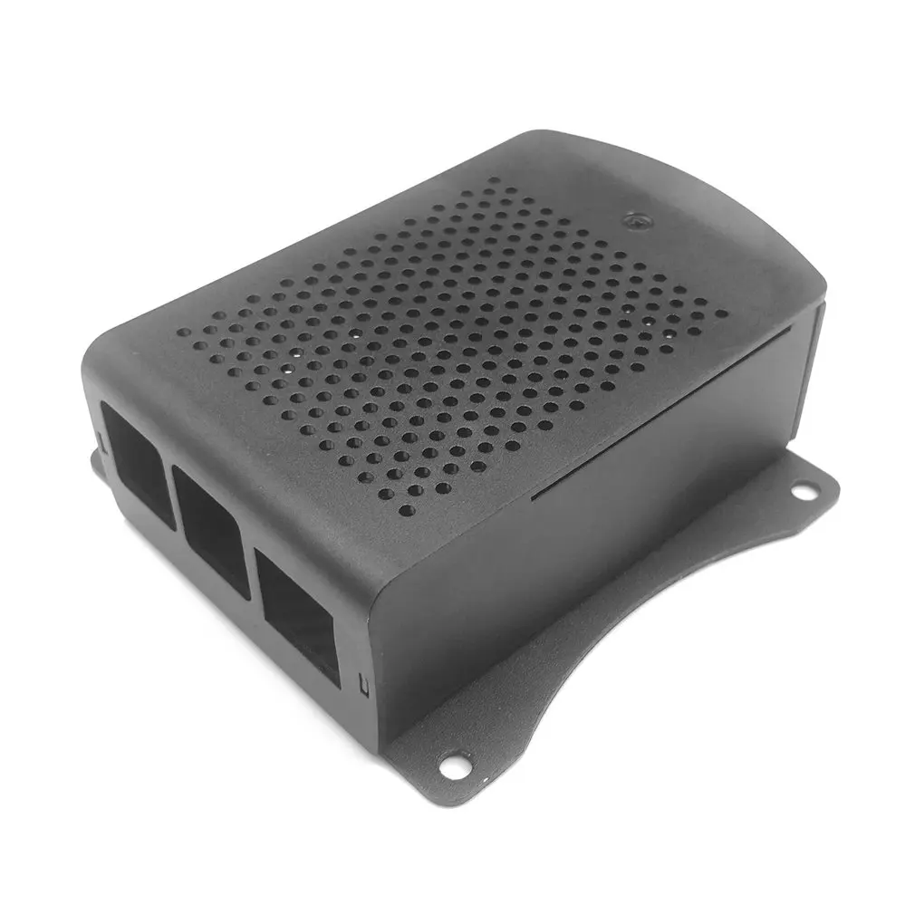 Для Raspberry Pi 4B алюминиевый корпус черный металлический корпус черный корпус для RPI 4 Модель B RPI 4B чехол