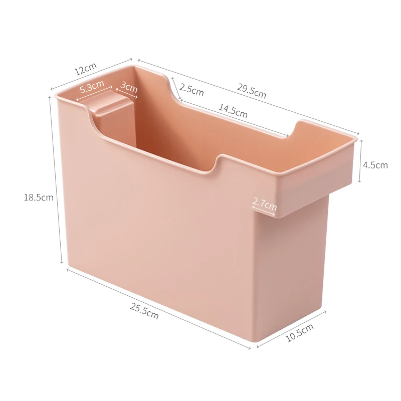 Pinkish Orange L BNBS кухонный Органайзер хранилище коробка контейнер для хранения пластиковый органайзер коробки для хранения и организации кухонных принадлежностей - Цвет: Pinkish Orange L